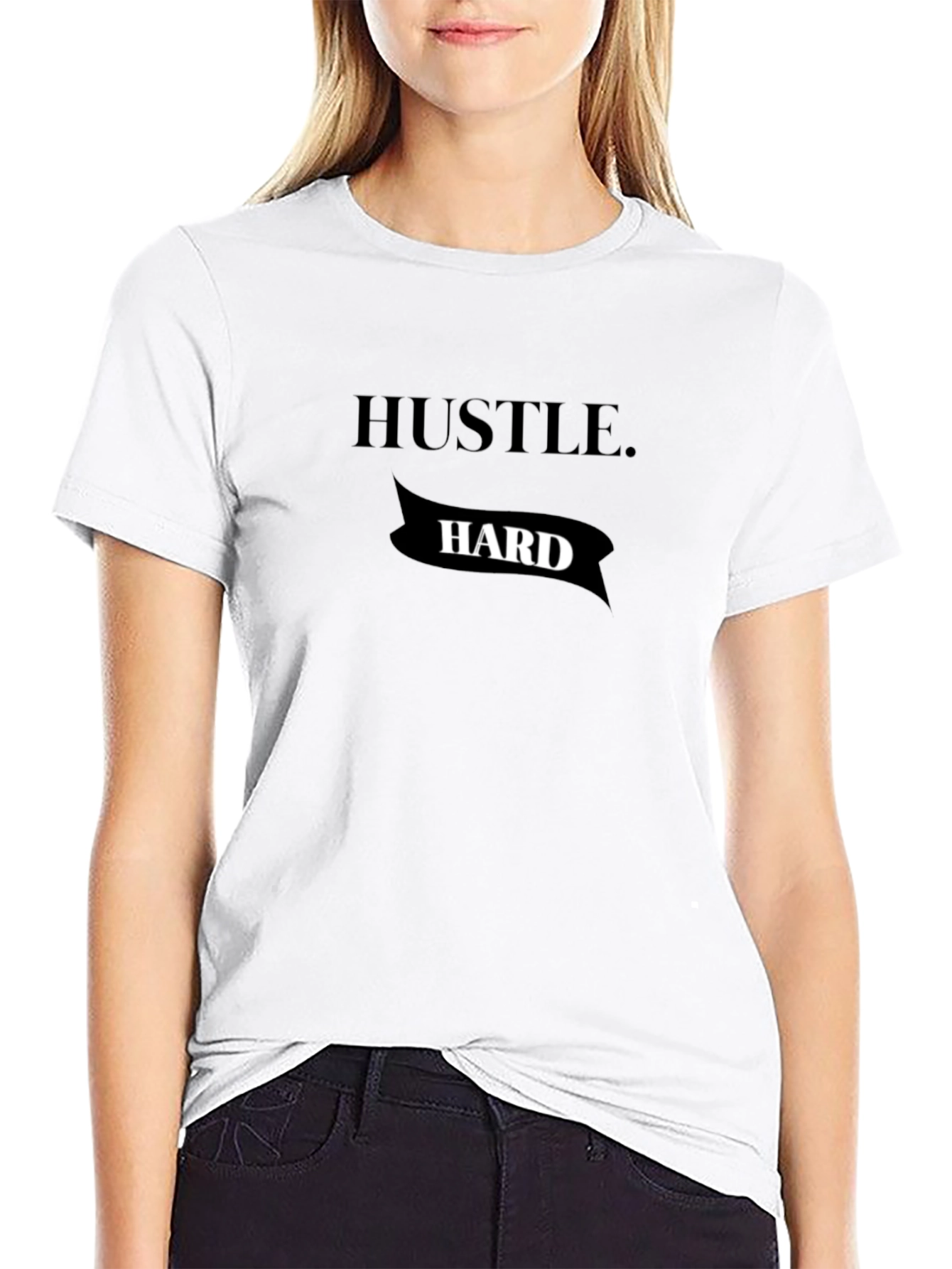 Hustle Hard Black T-Shirt