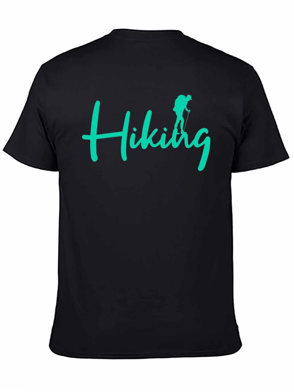 Hiking Adventure Tee - Black Crew Neck