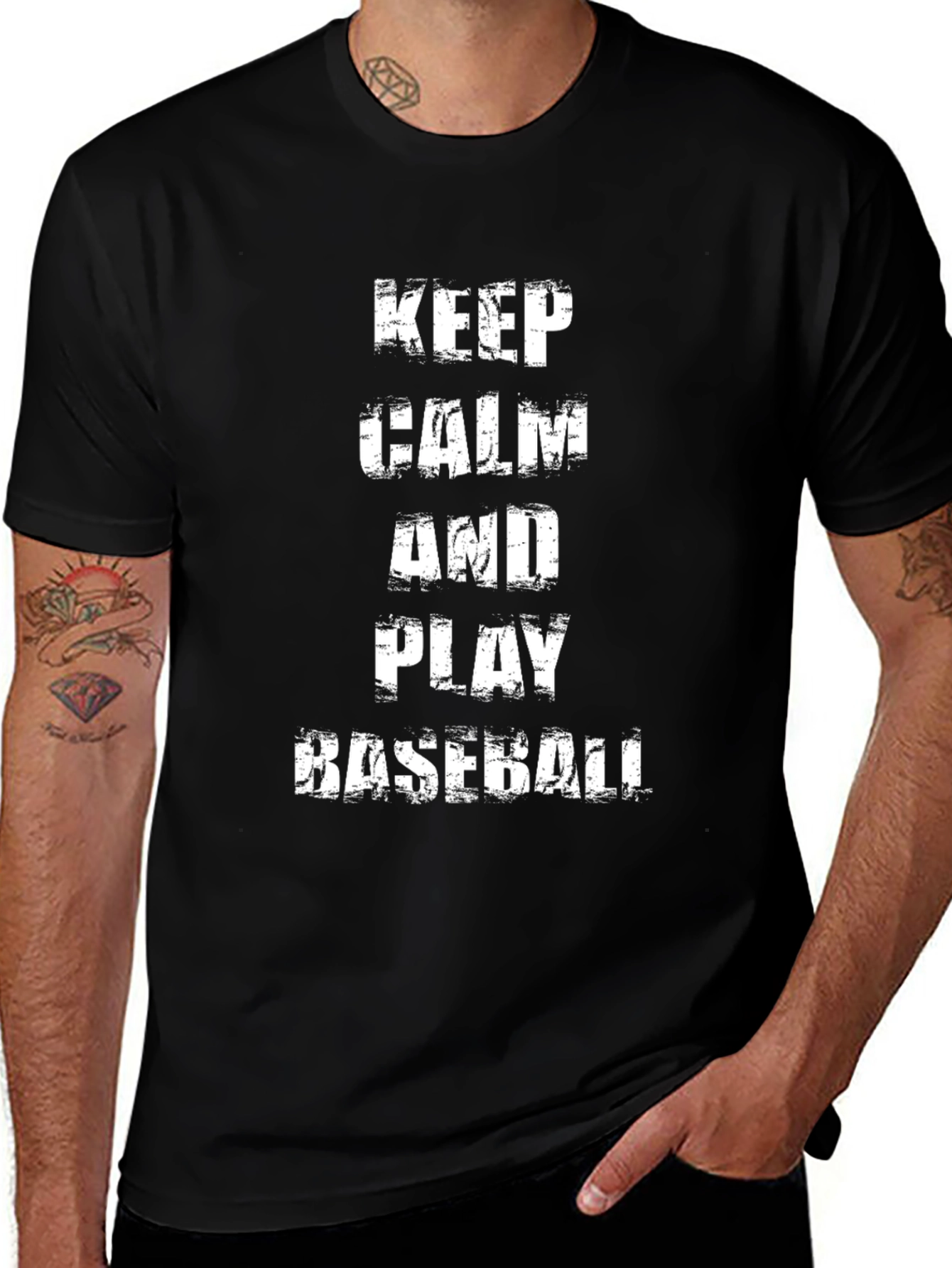 Keep Calm and Play Baseball T-Shirt