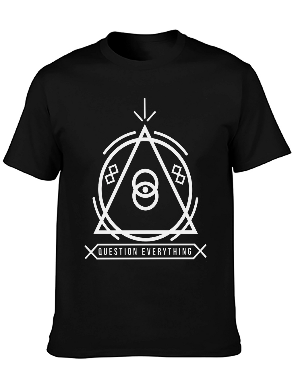 Question Everything Graphic Tee - Black