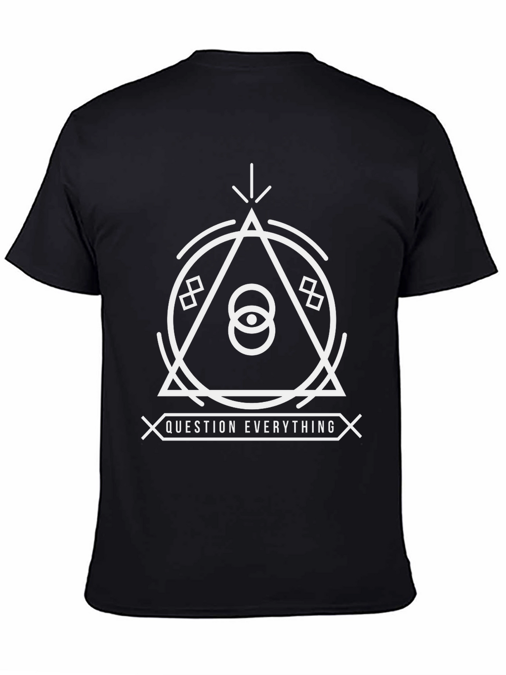 Question Everything Graphic Tee - Black