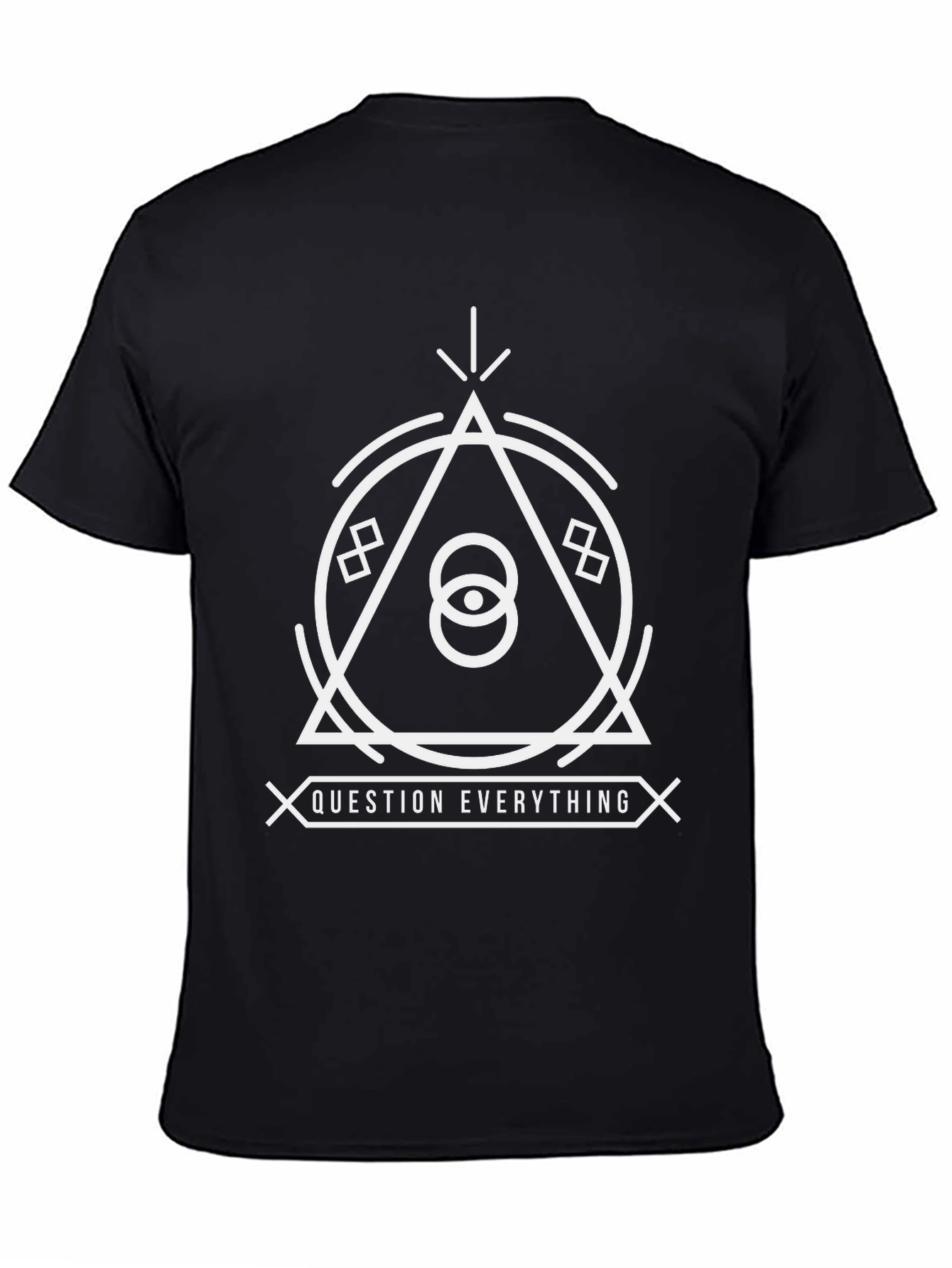 Question Everything Graphic Tee - Black