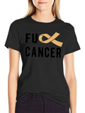 F Cancer Ribbon T-Shirt