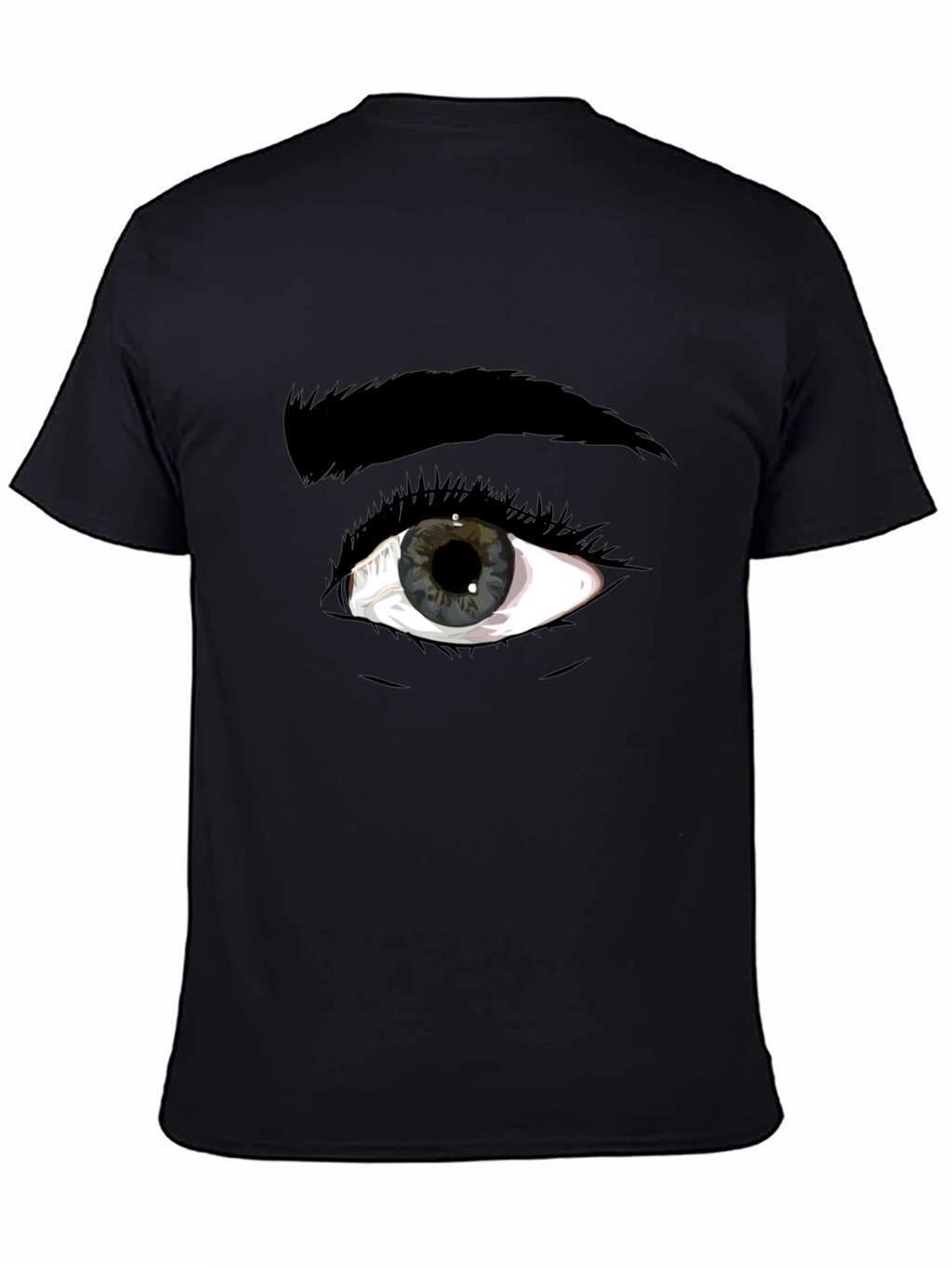 Eye Graphic Black T-Shirt - Unique Style