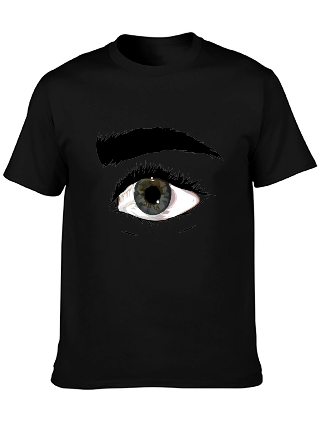 Eye Graphic Black T-Shirt - Unique Style
