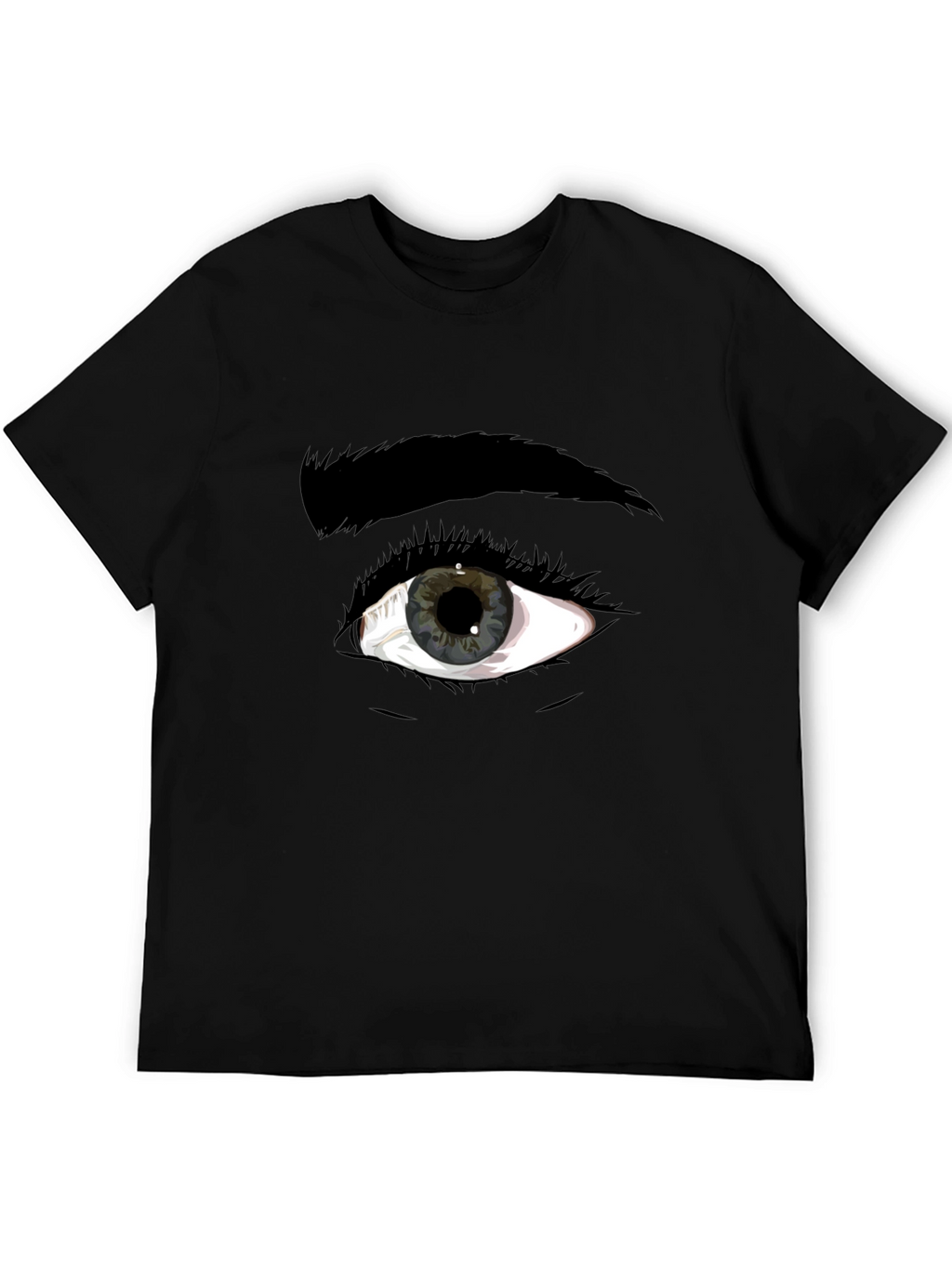 Eye Graphic Black T-Shirt - Unique Style