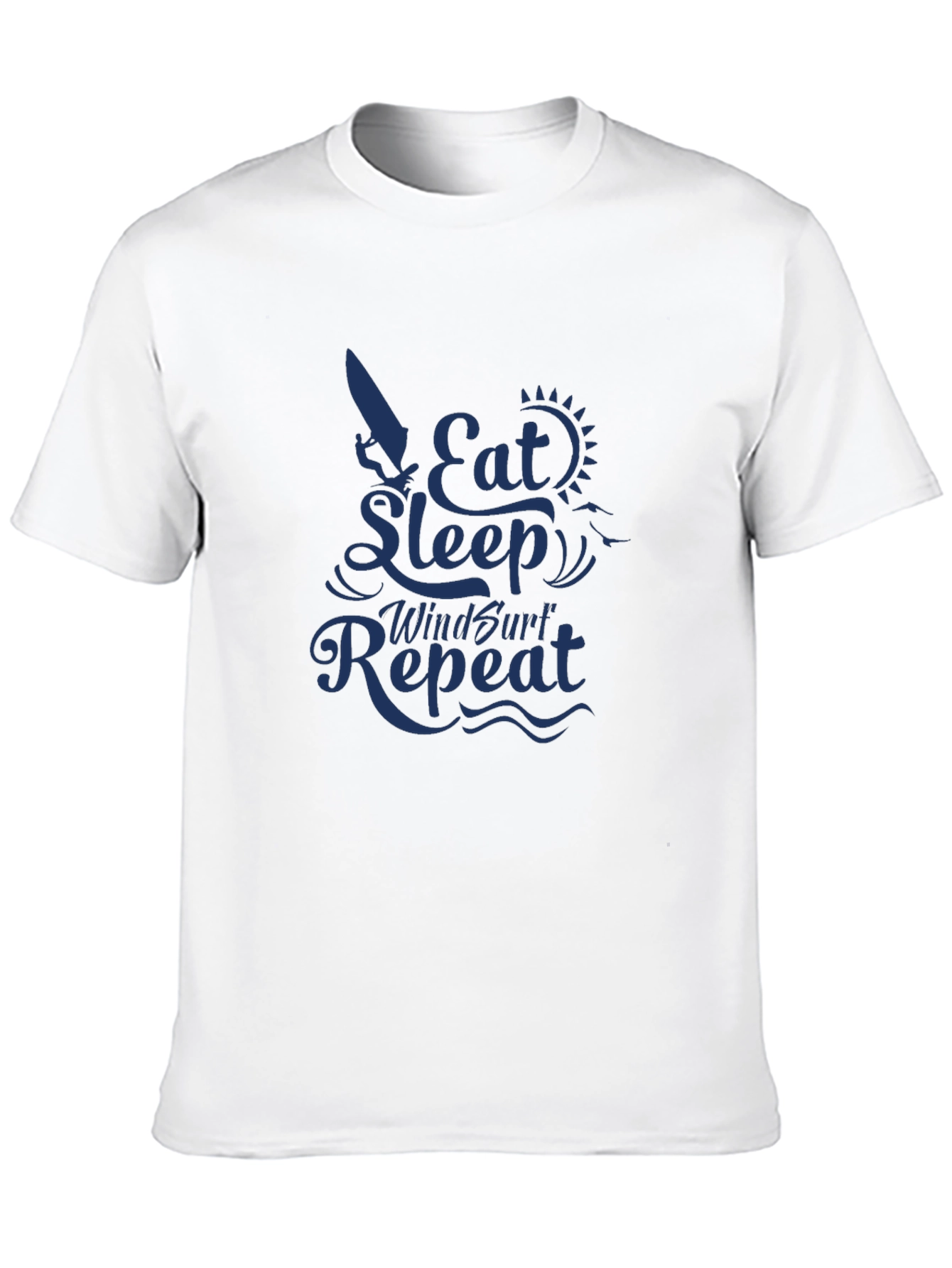 Eat Sleep Windsurf Repeat Graphic Tee