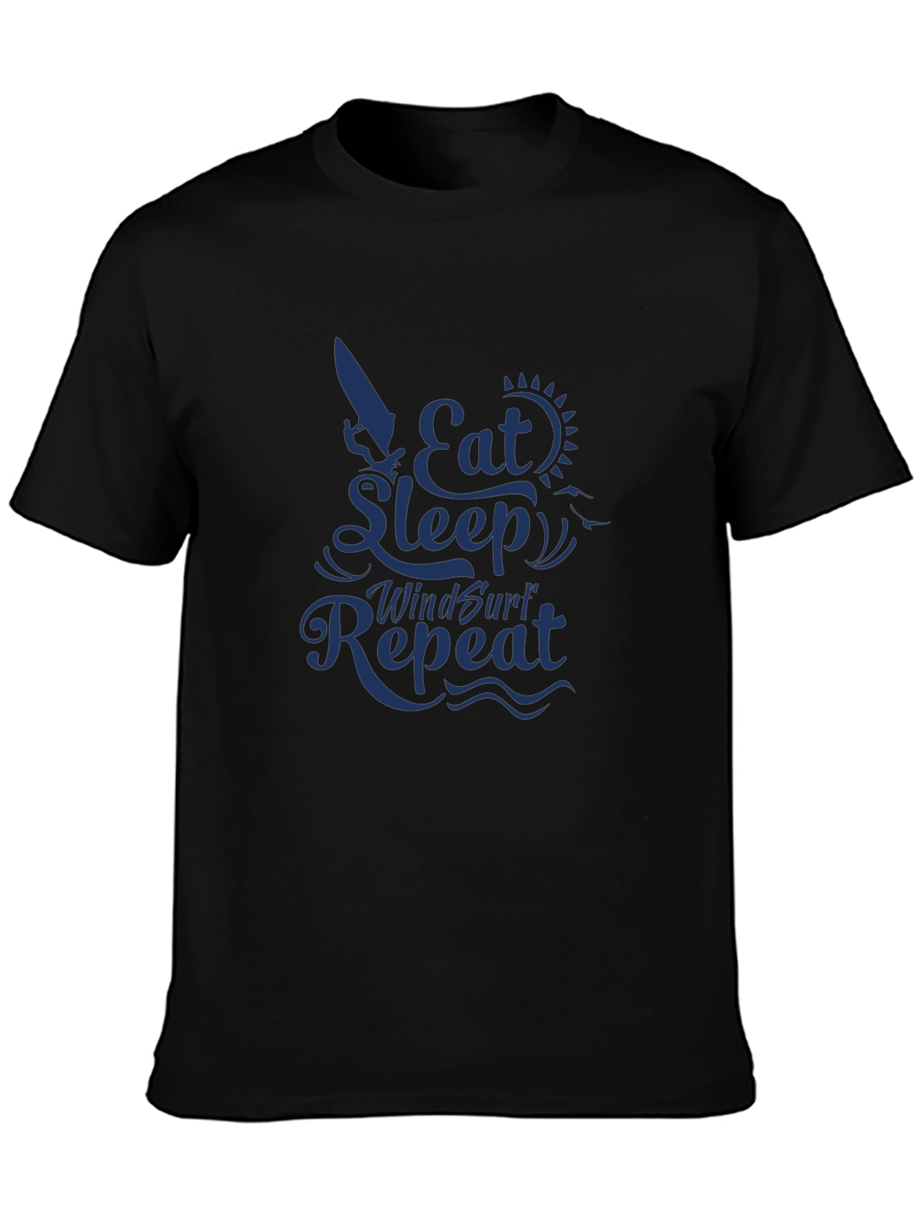 Eat Sleep Windsurf Repeat Graphic Tee