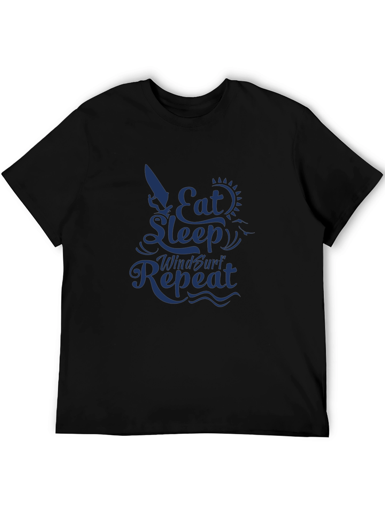 Eat Sleep Windsurf Repeat Graphic Tee