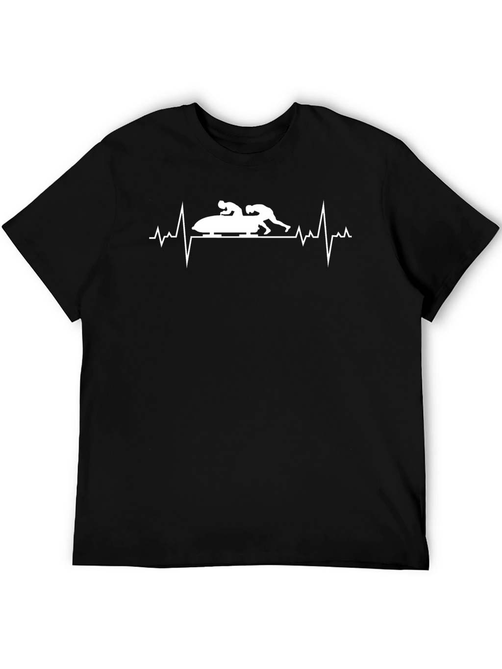 Bobsled Heartbeat T-Shirt - Winter Sports
