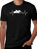 Bobsled Heartbeat T-Shirt - Winter Sports