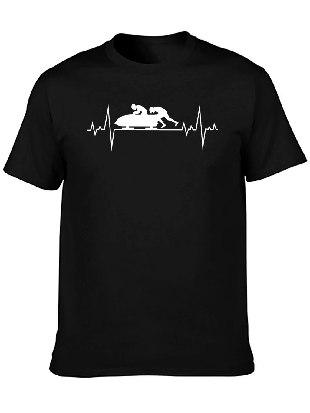 Bobsled Heartbeat T-Shirt - Winter Sports