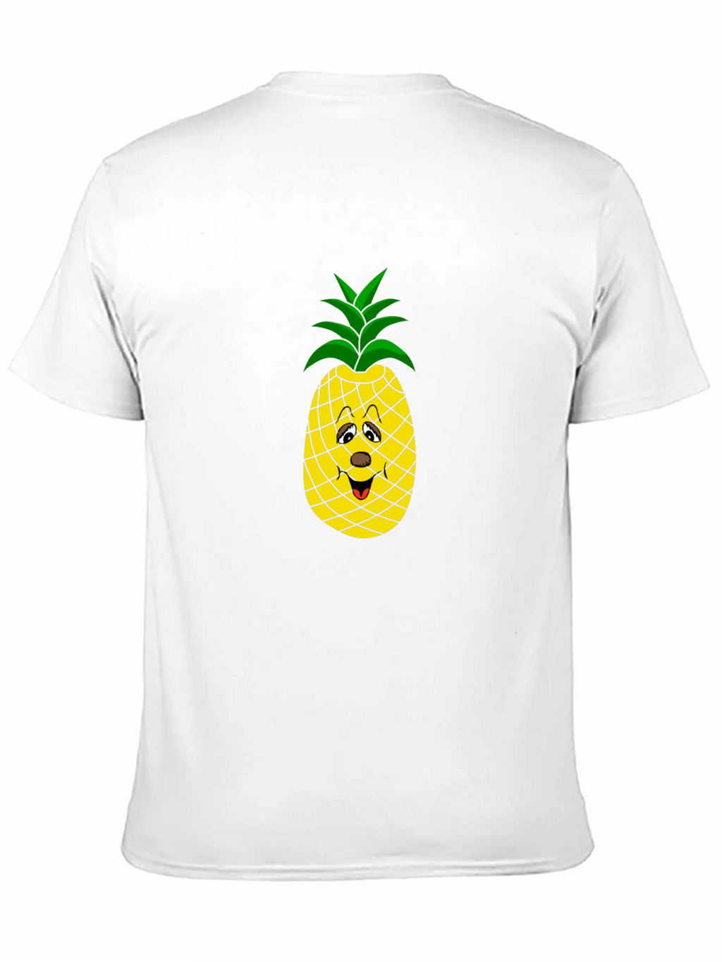 Funny Pineapple Graphic Tee - Black Cotton T-Shirt