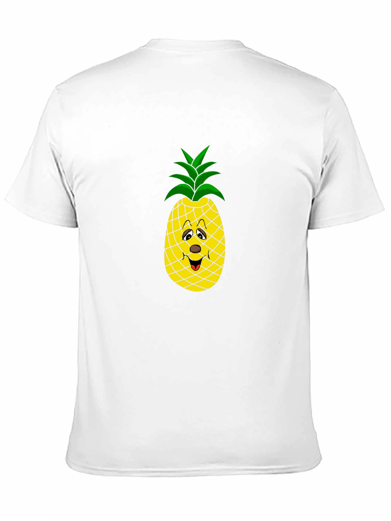 Funny Pineapple Graphic Tee - Black Cotton T-Shirt