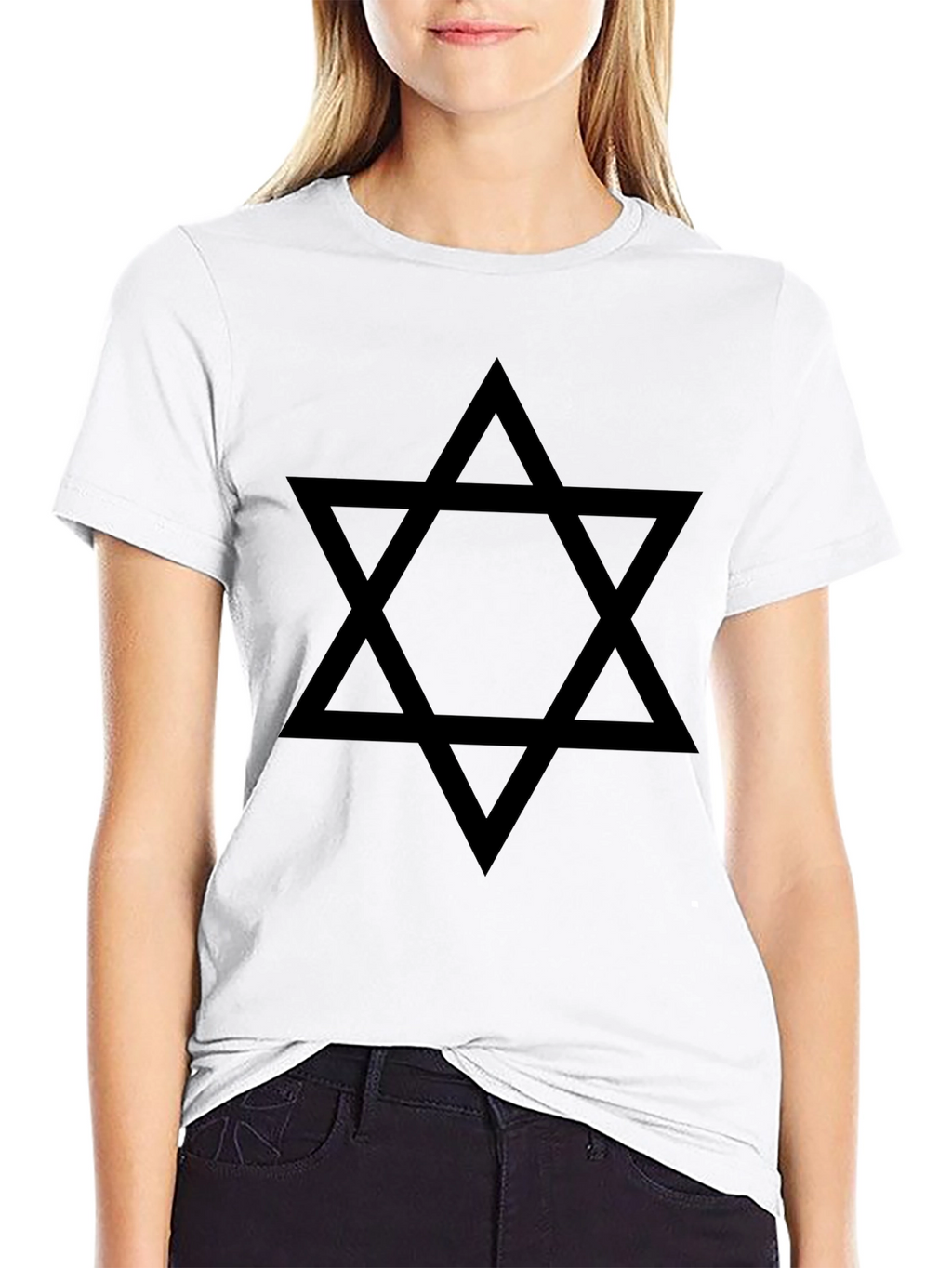 Black Star of David T-Shirt