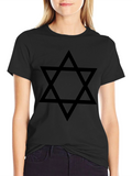 Black Star of David T-Shirt