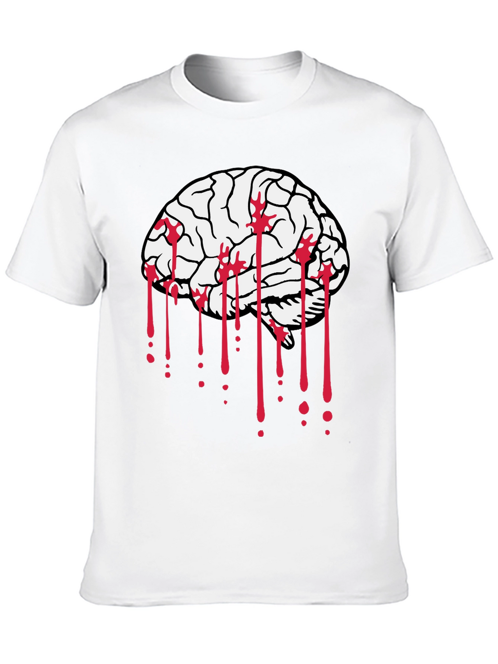 Brain Bleed Black Graphic Tee