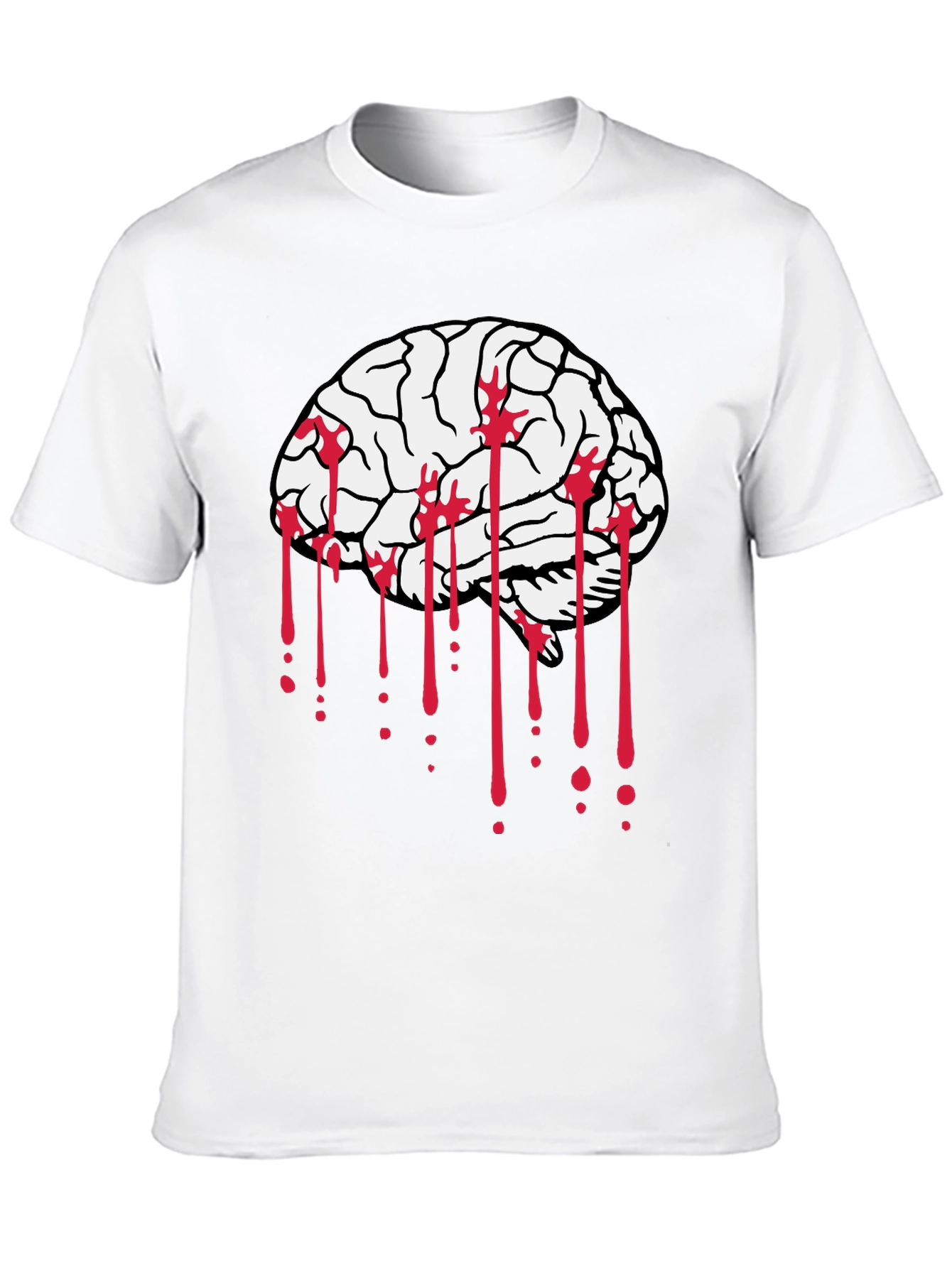 Brain Bleed Black Graphic Tee