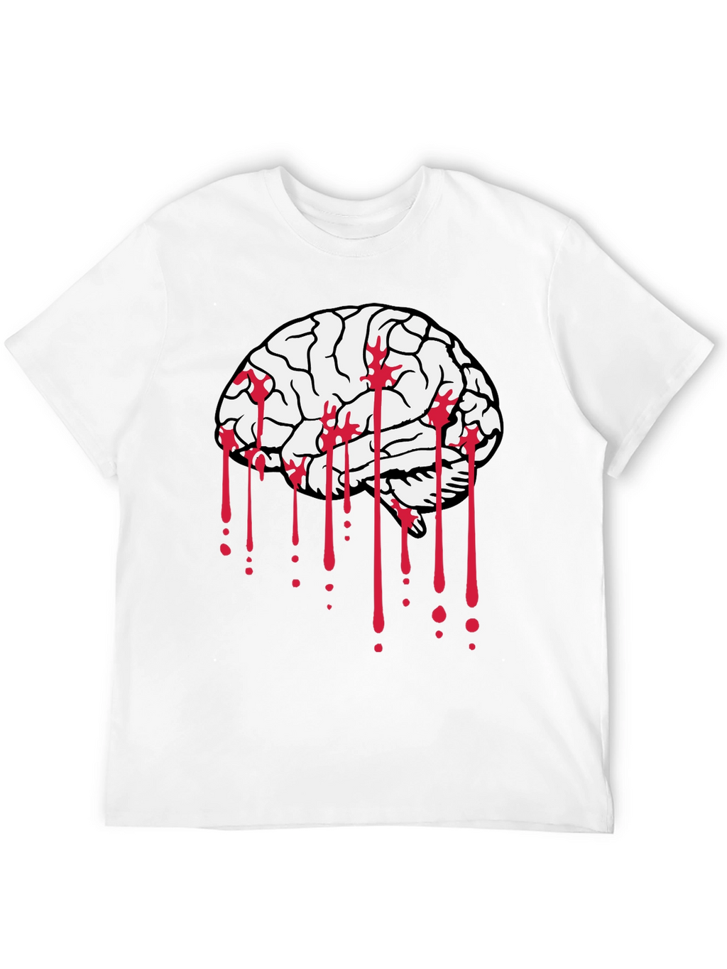 Brain Bleed Black Graphic Tee