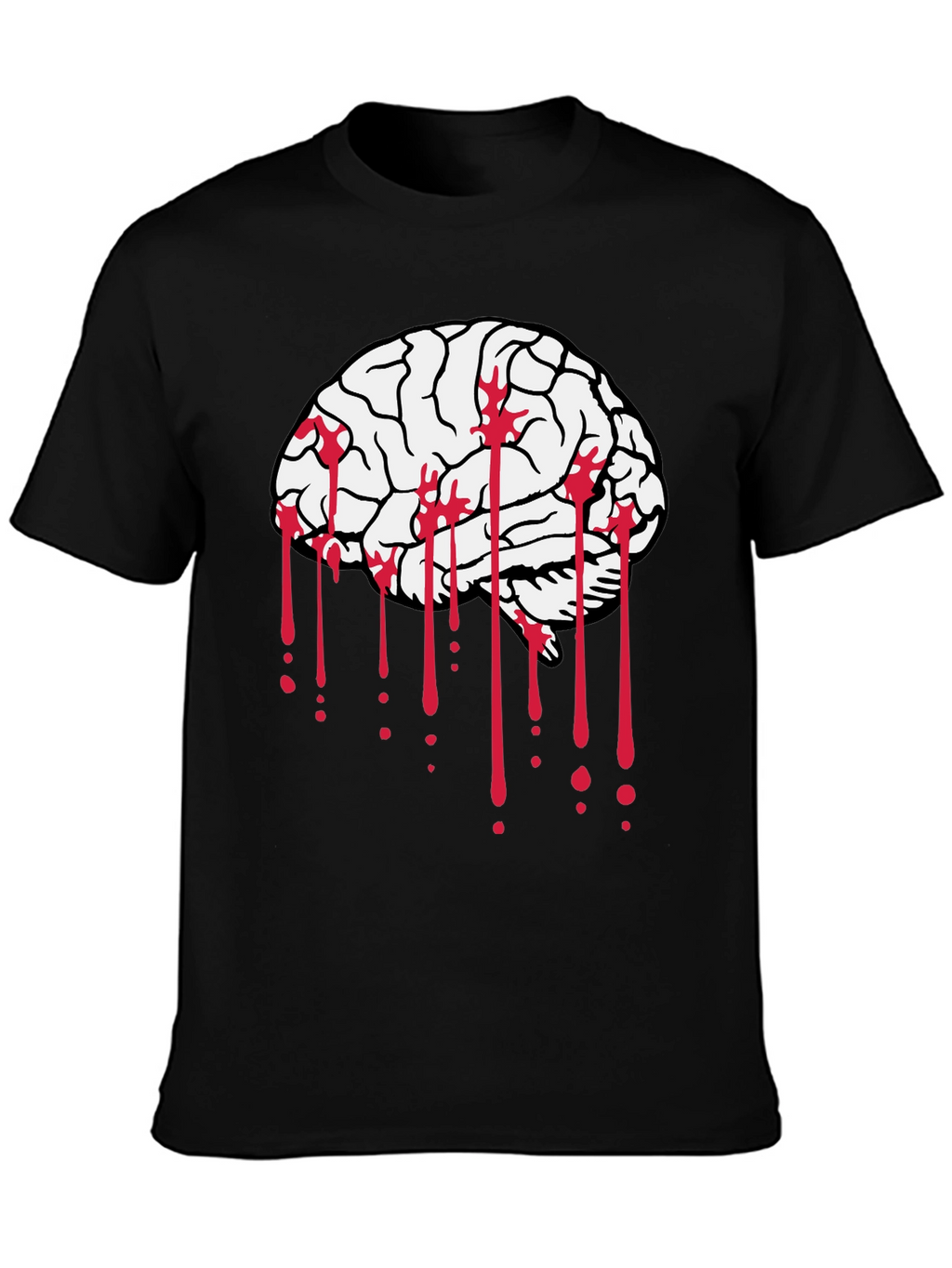 Brain Bleed Black Graphic Tee