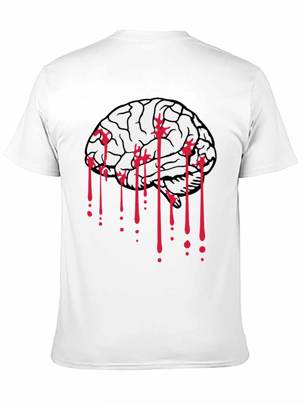 Brain Bleed Black Graphic Tee