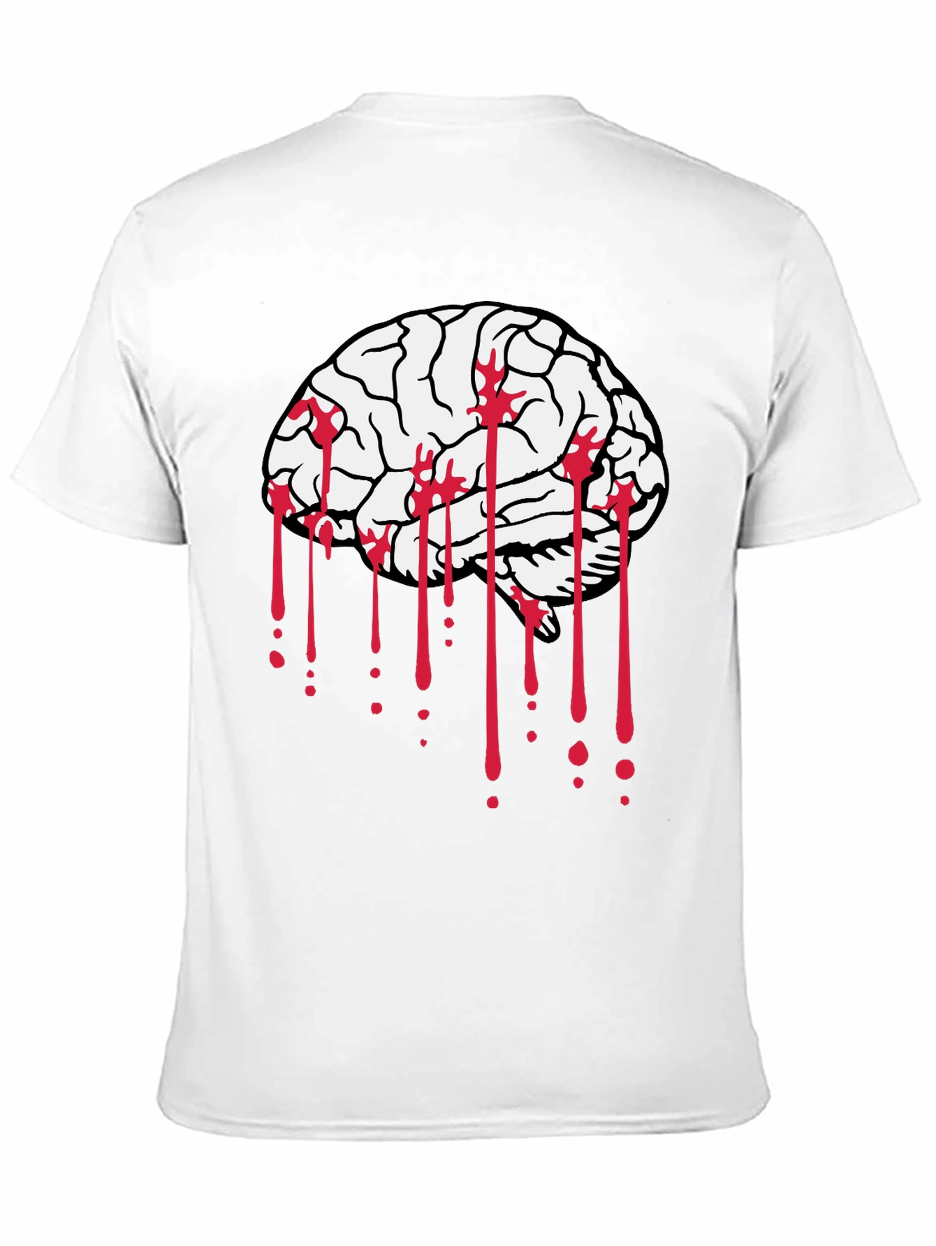 Brain Bleed Black Graphic Tee