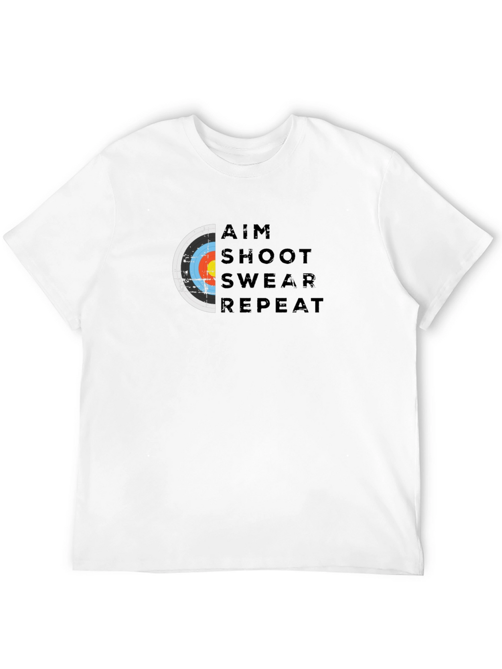 Aim Shoot Swear Repeat Archery T-Shirt