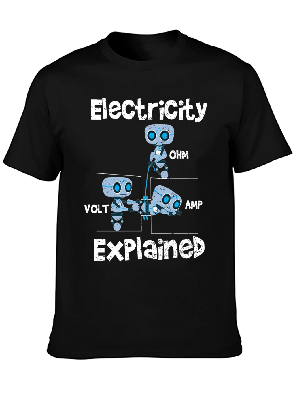 Electricity Explained Funny Science T-Shirt