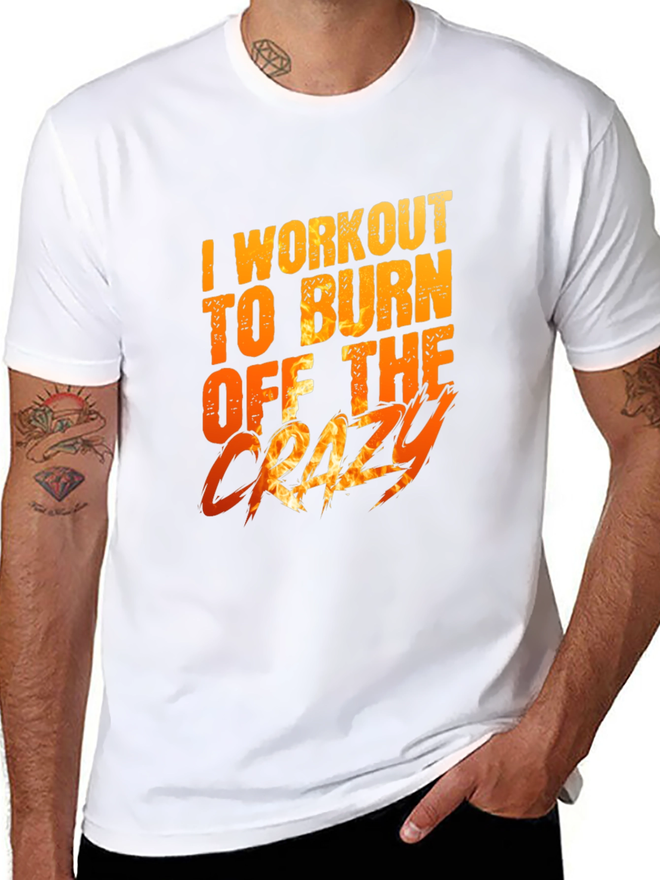 Workout to Burn Off The Crazy Graphic Tee