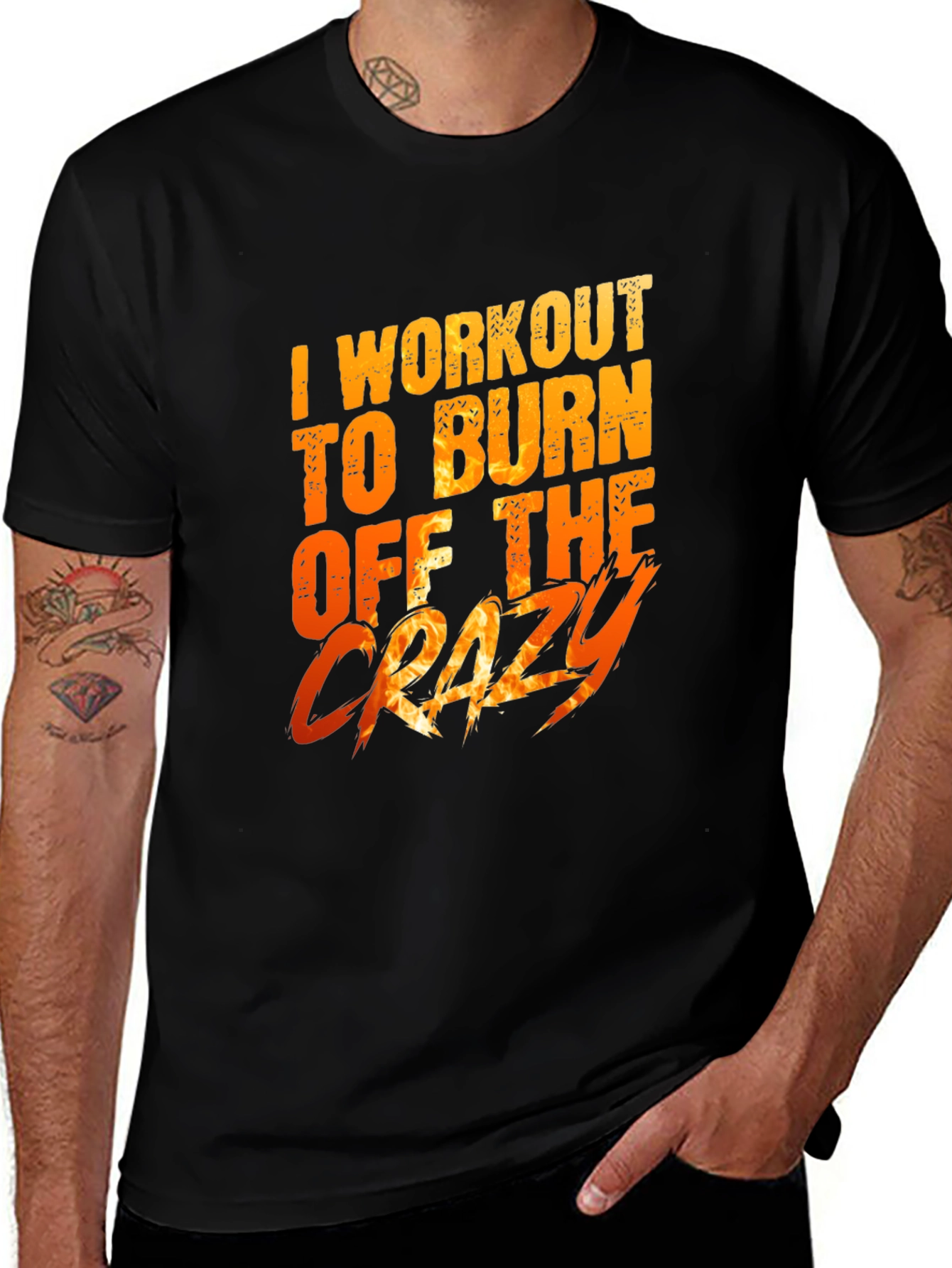 Workout to Burn Off The Crazy Graphic Tee
