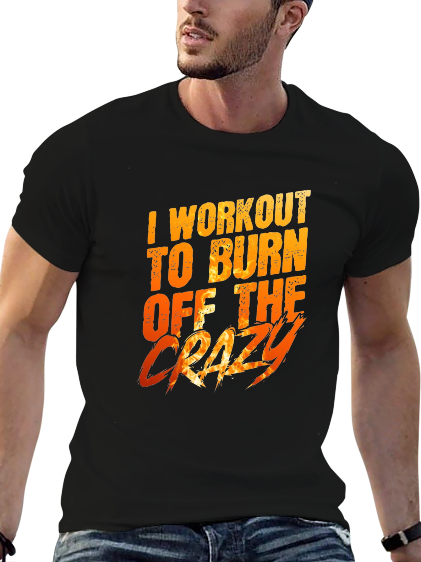 Workout to Burn Off The Crazy Graphic Tee
