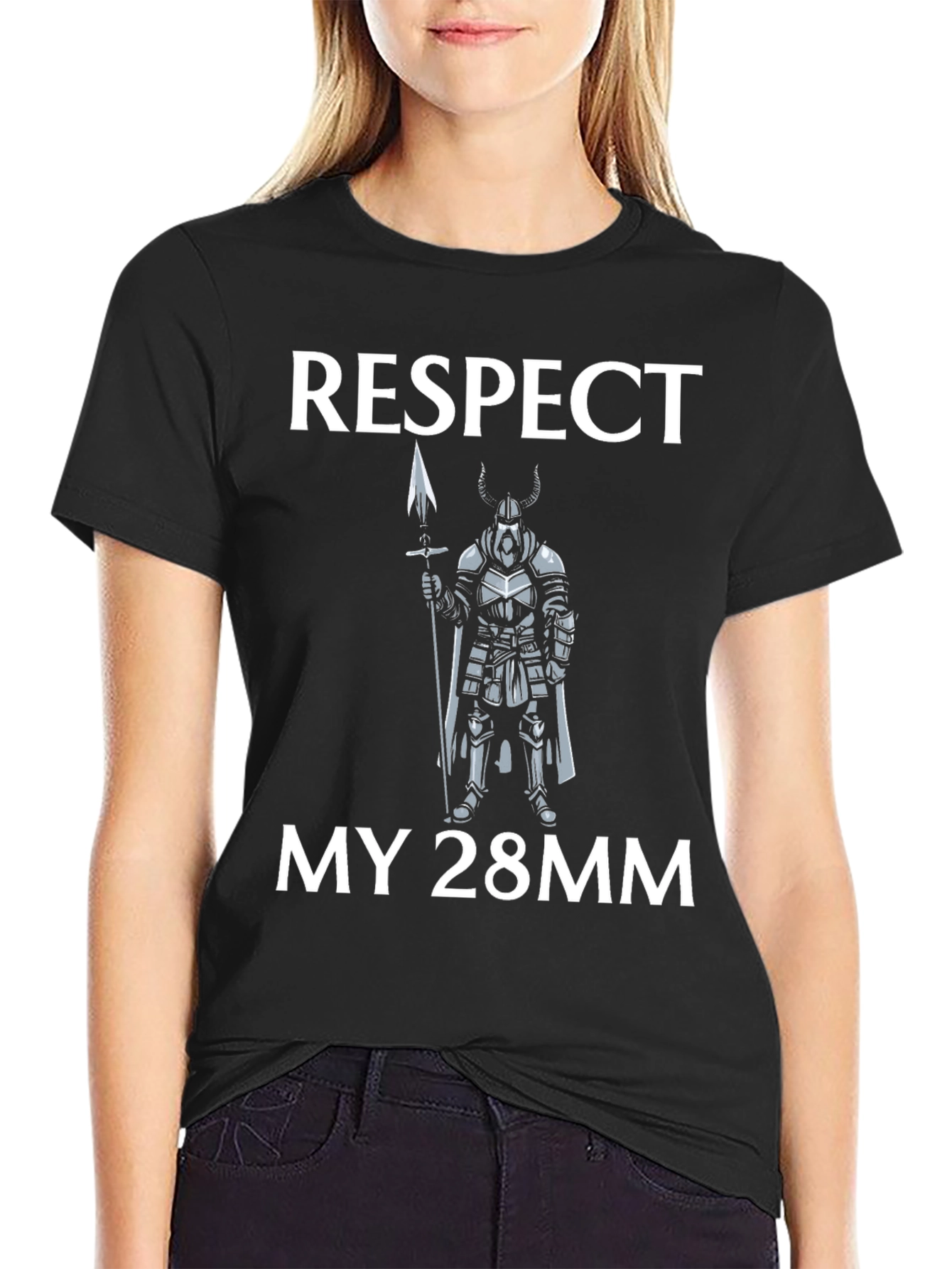 Respect My 28mm T-Shirt Viking Spear