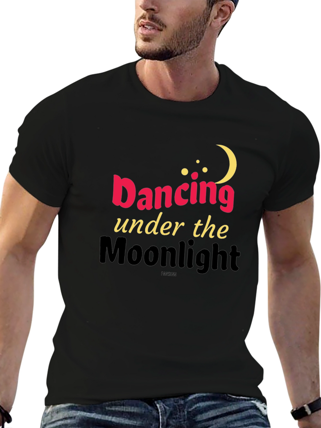 Dancing Under the Moonlight Black T-Shirt