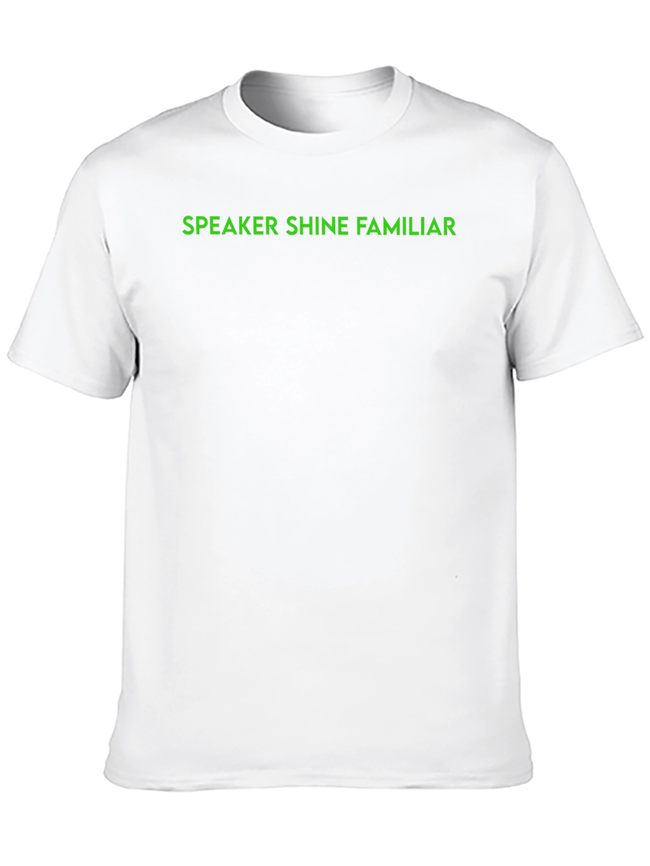Speaker Shine Familiar Black T-Shirt