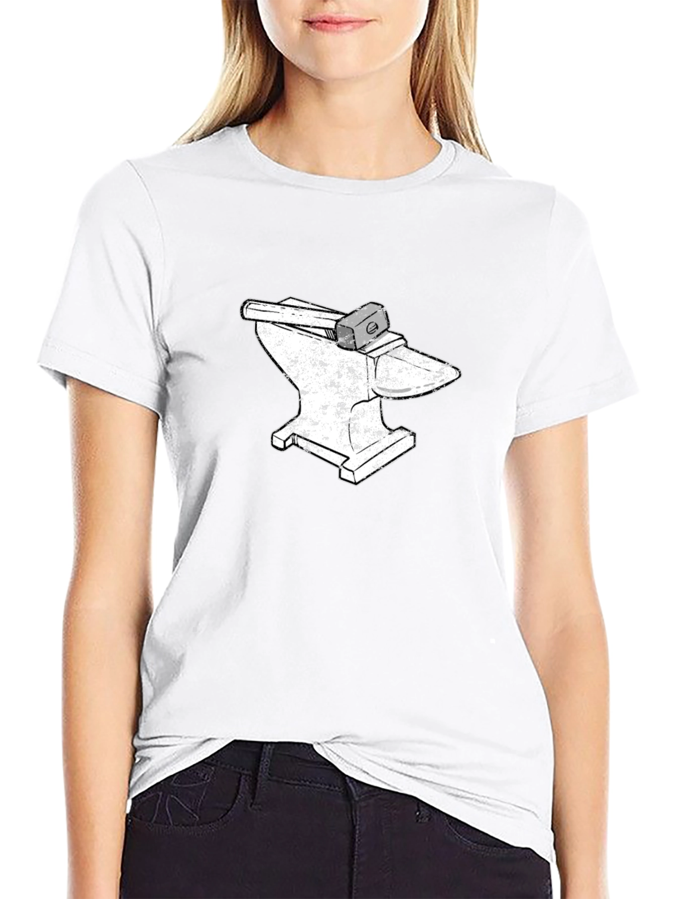 Blacksmith Anvil & Hammer Graphic Tee