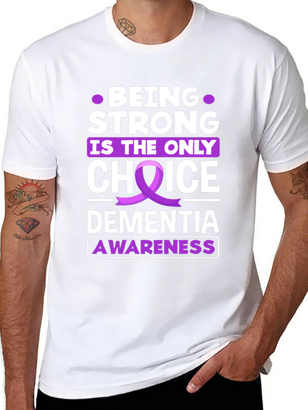 Dementia Awareness T-Shirt - Be Strong
