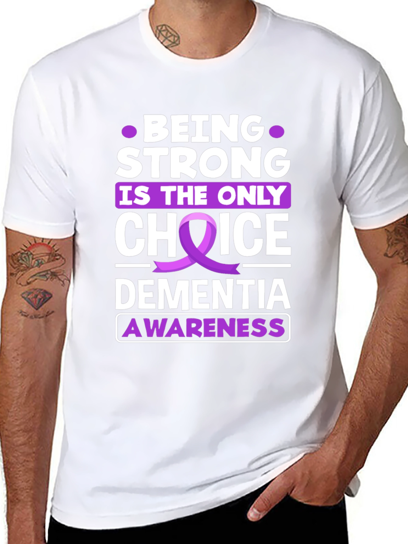 Dementia Awareness T-Shirt - Be Strong