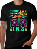 Thump Grunt Beat Birthday T-Shirt - Im 8!
