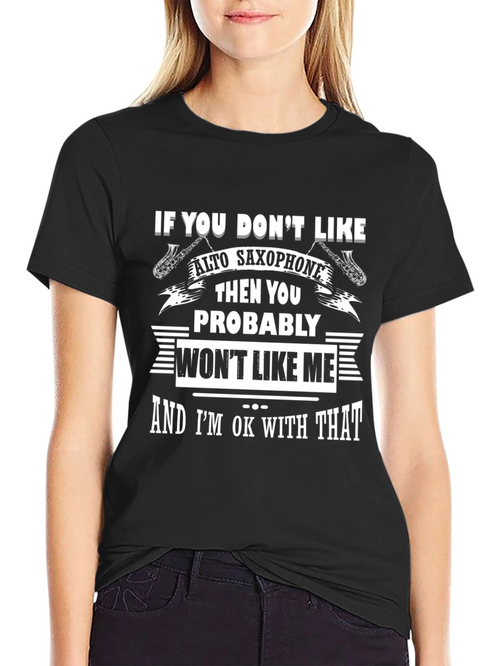 Alto Saxophone T-Shirt - Funny Musician Tee