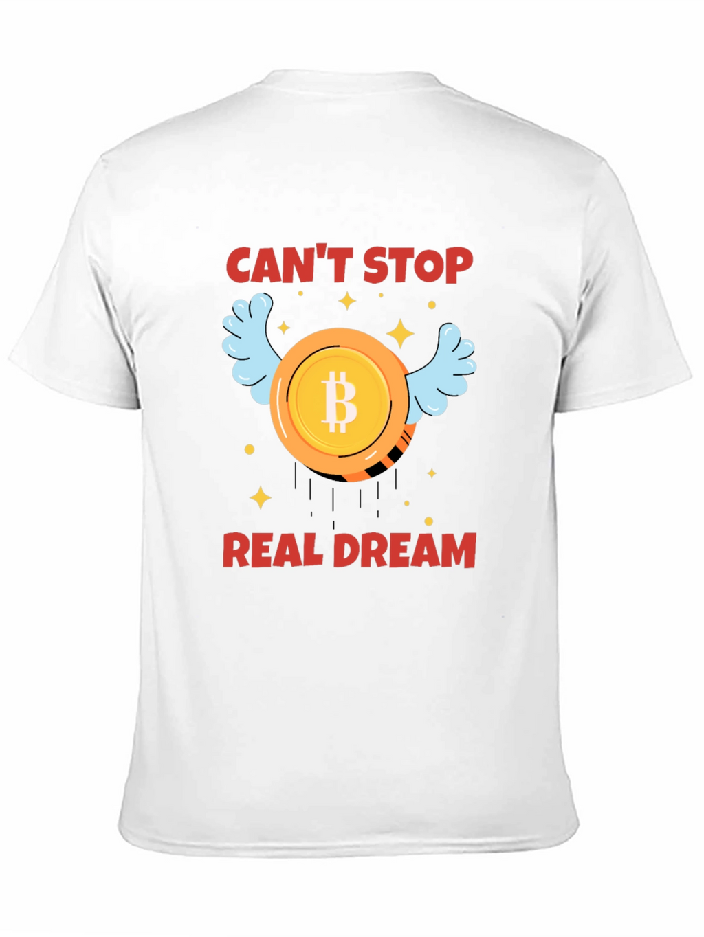 Bitcoin Dream T-Shirt - Crypto Wings Design