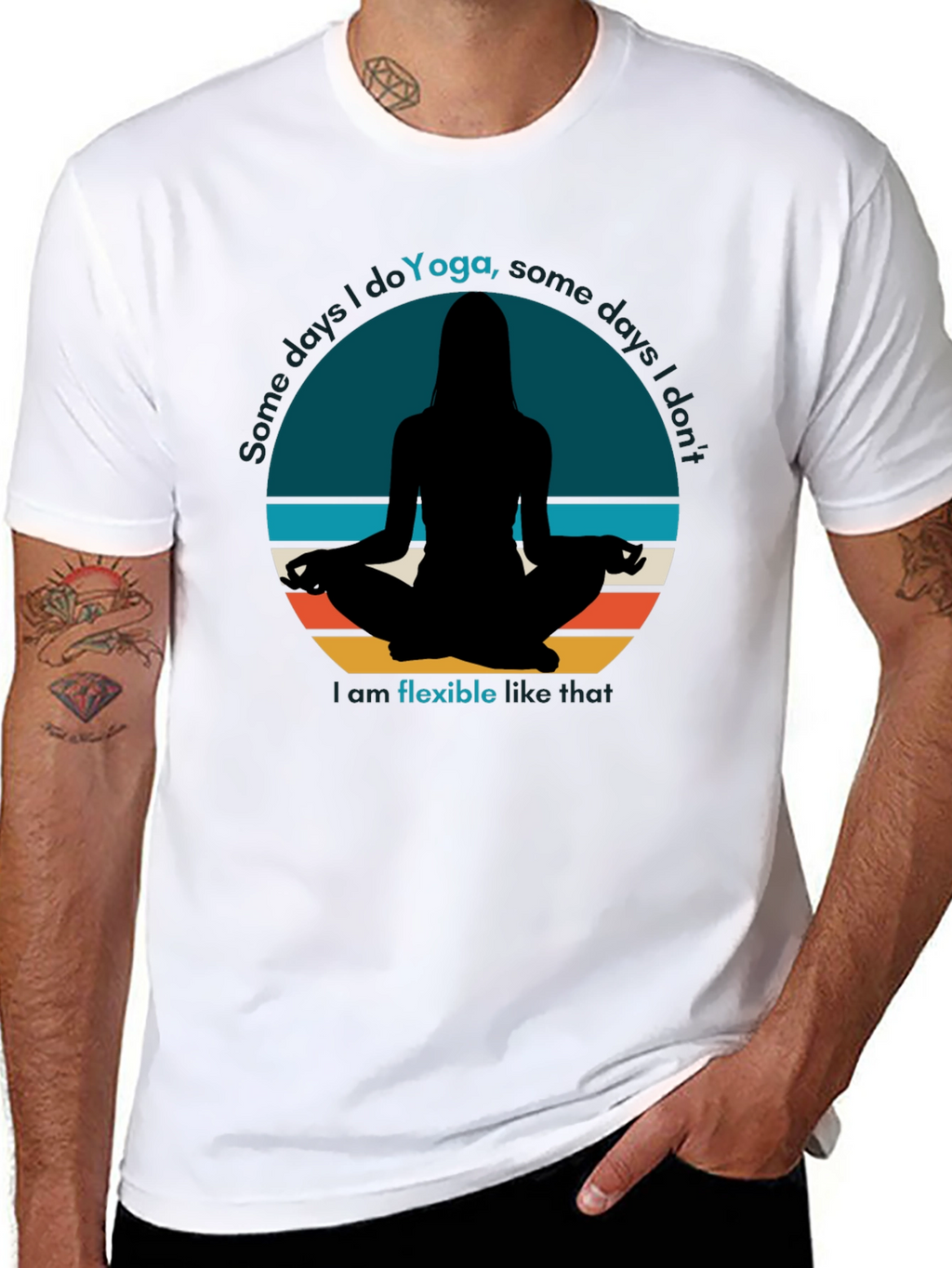 Yoga Graphic Tee - Flexible Days