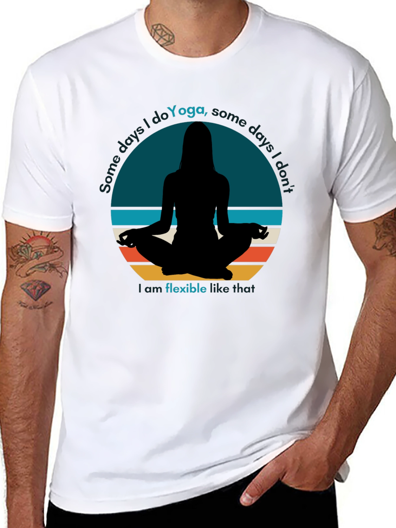 Yoga Graphic Tee - Flexible Days