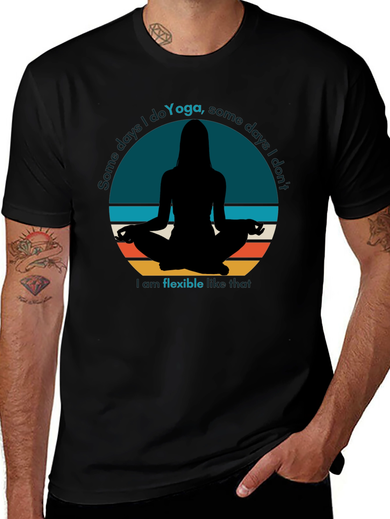Yoga Graphic Tee - Flexible Days