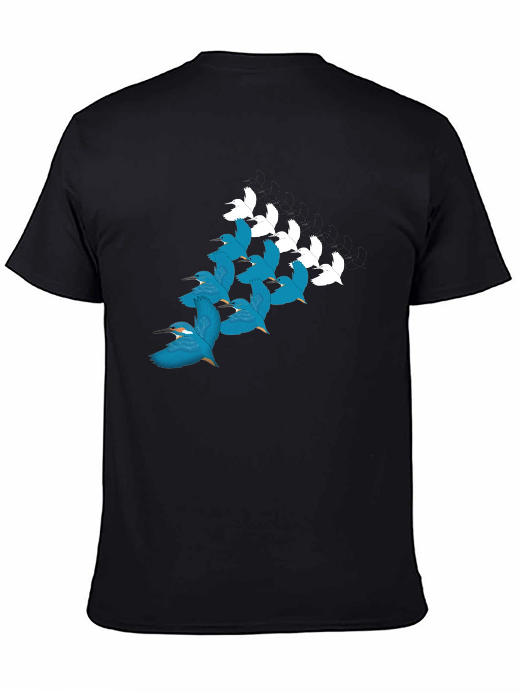 Bird Pattern T-Shirt