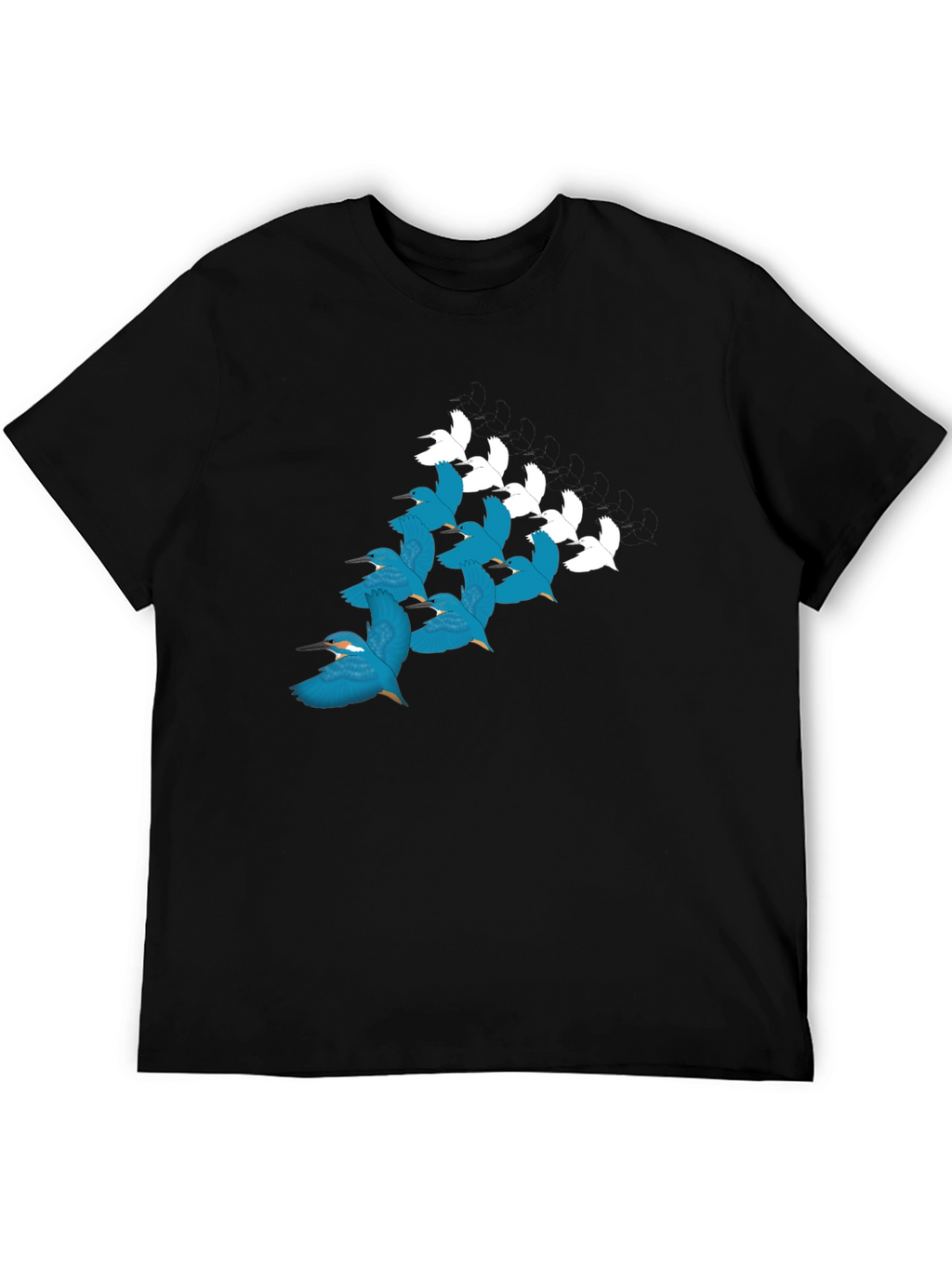 Bird Pattern T-Shirt