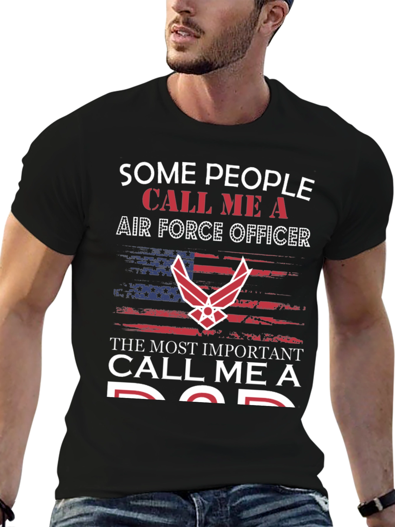 Air Force Officer Dad T-Shirt