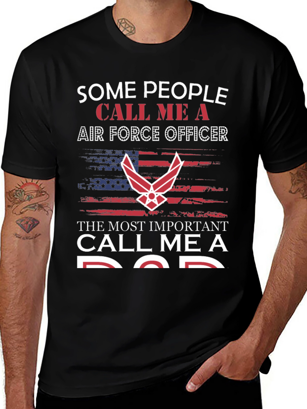 Air Force Officer Dad T-Shirt