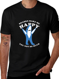 Sharks Make Me Happy Graphic Tee