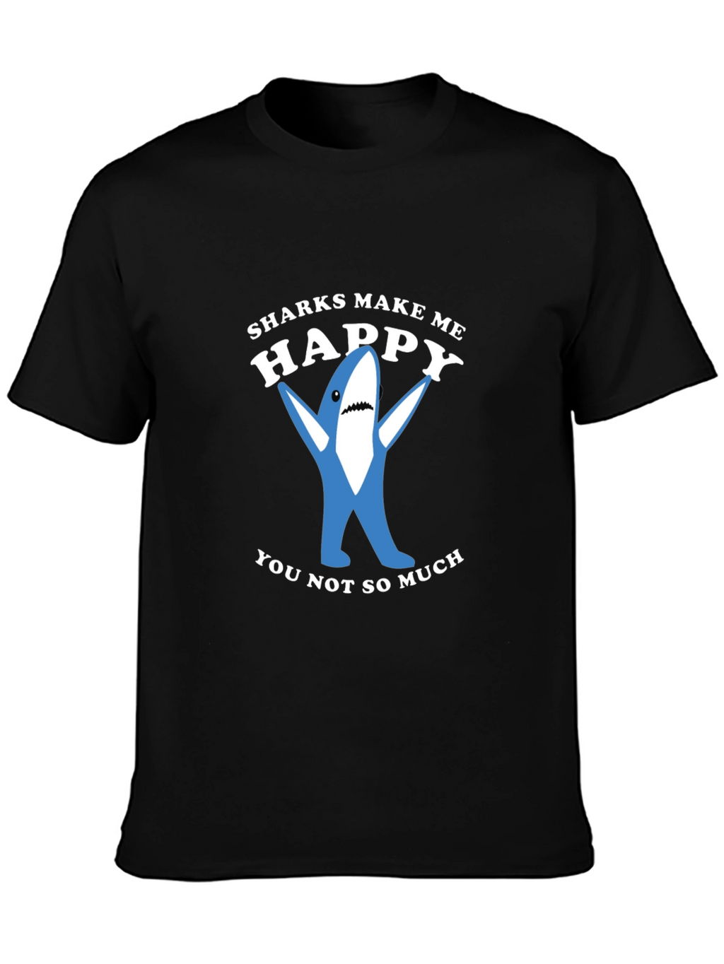 Sharks Make Me Happy Graphic Tee