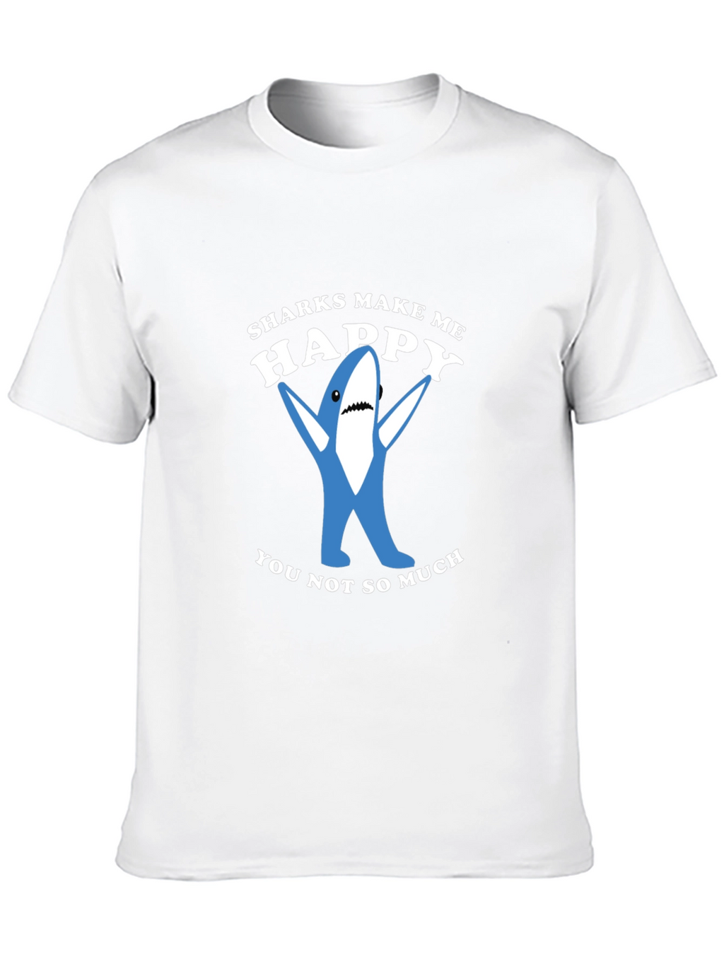 Sharks Make Me Happy Graphic Tee